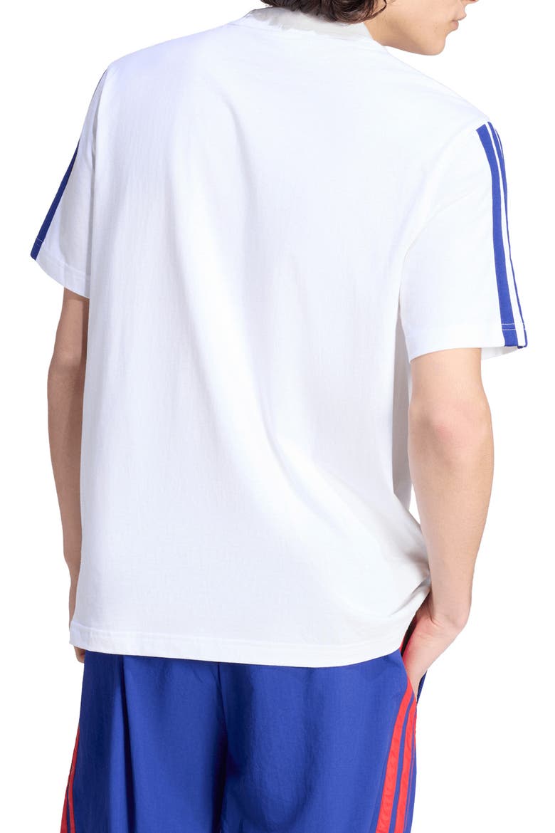3-Stripes Tee, Alternate, color, WHITE/ INK/ INK/ INK