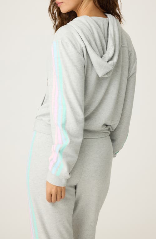 Pj Salvage Roll With It Peachy Jersey Hoodie