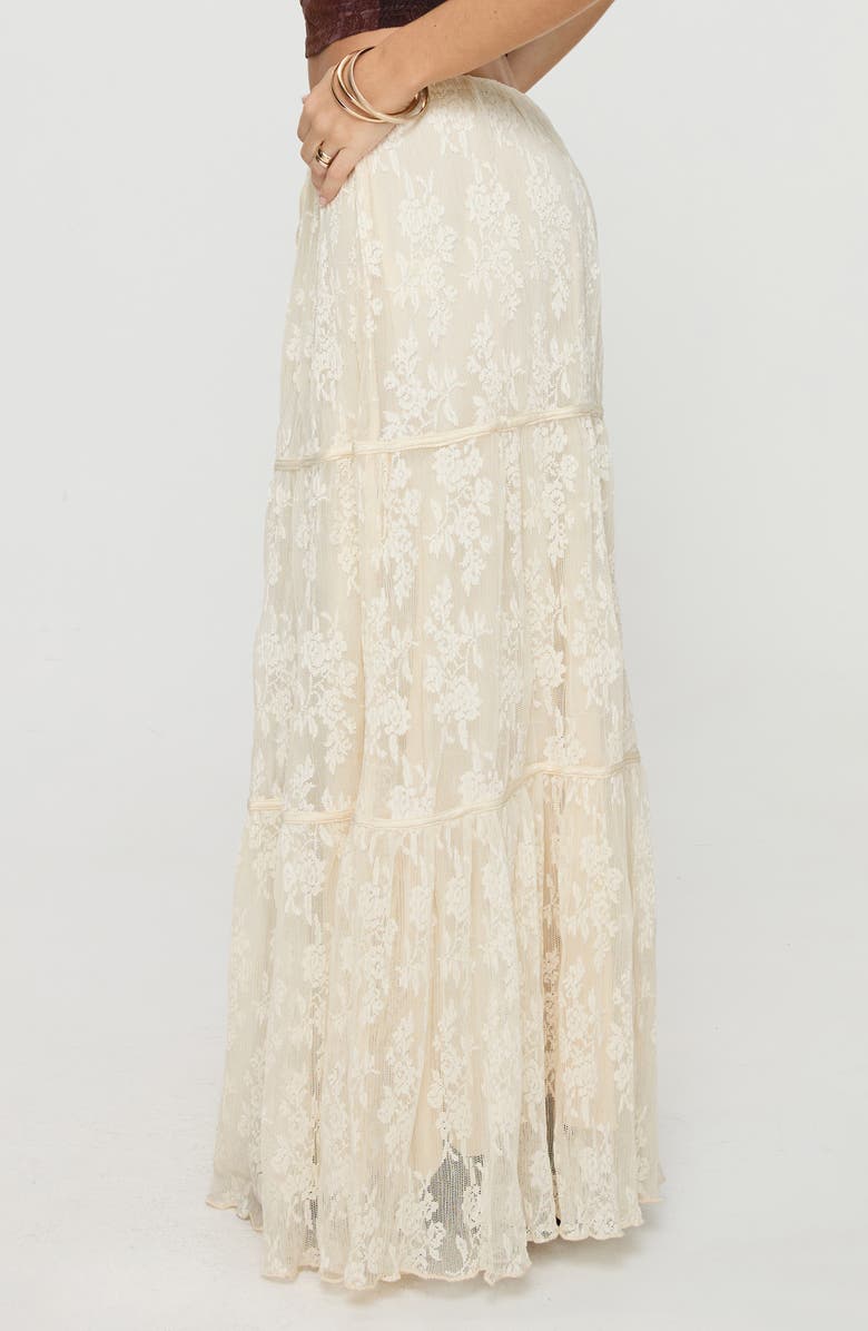 Princess Polly Lace Tiered Maxi Skirt, Alternate, color, 