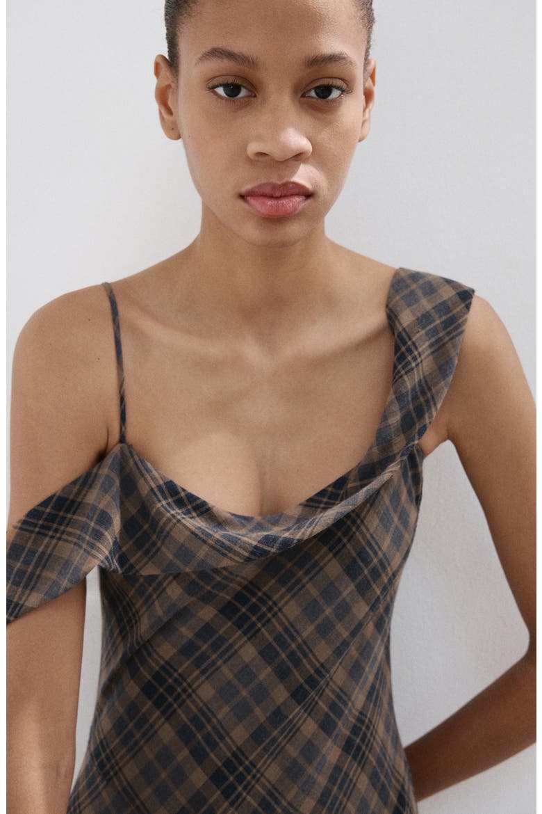 asymmetric plaid shirt dress Asymmetrical Tunic/plaid Oversized Shirt Dress/white & Black Flannel  High-low Tunic/long Sleeve Button-up Shirt Dress/fall Fashion/f5024