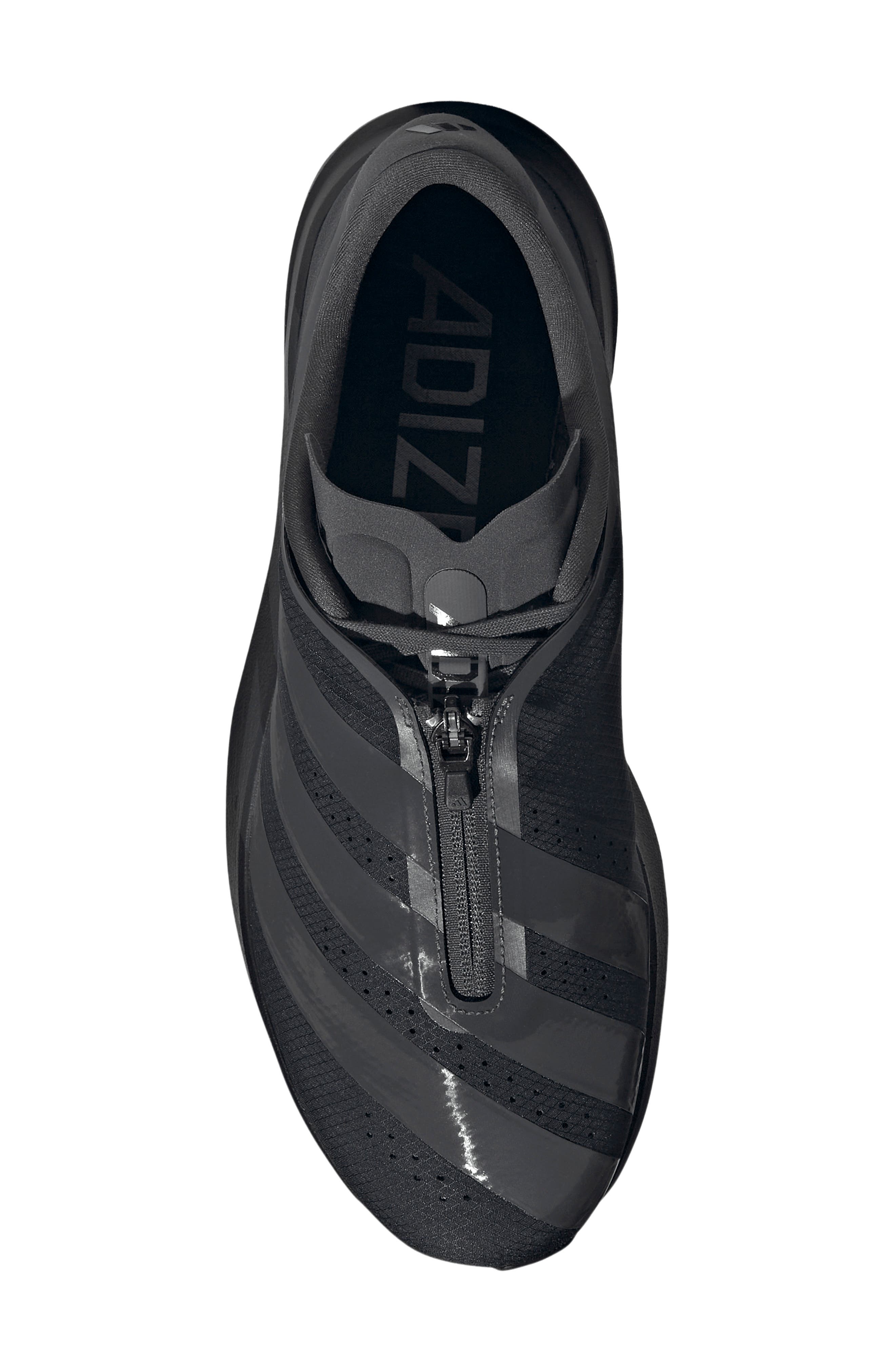 Adizero Evo SL Zip LightstrikePro Running Shoe, Alternate, color, CORE BLACK/ GREY/ SILVER