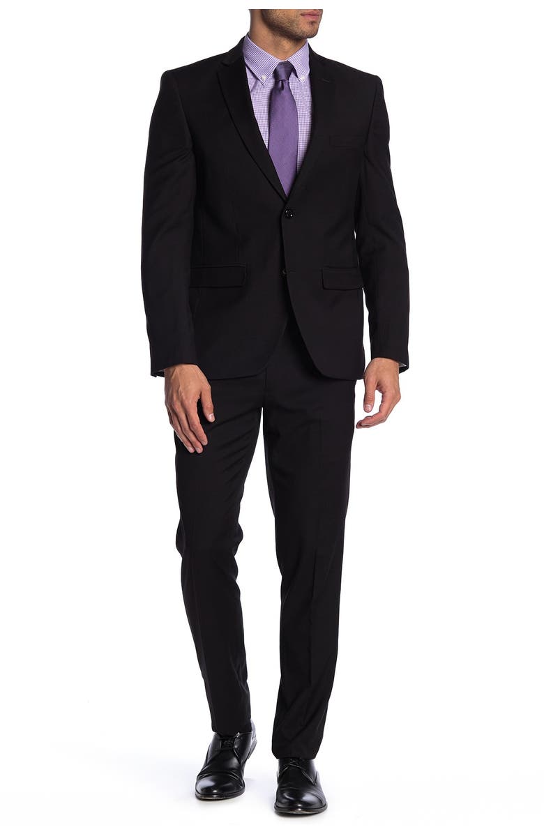 SOUL OF LONDON Two-Piece Suit, Main, color, Black