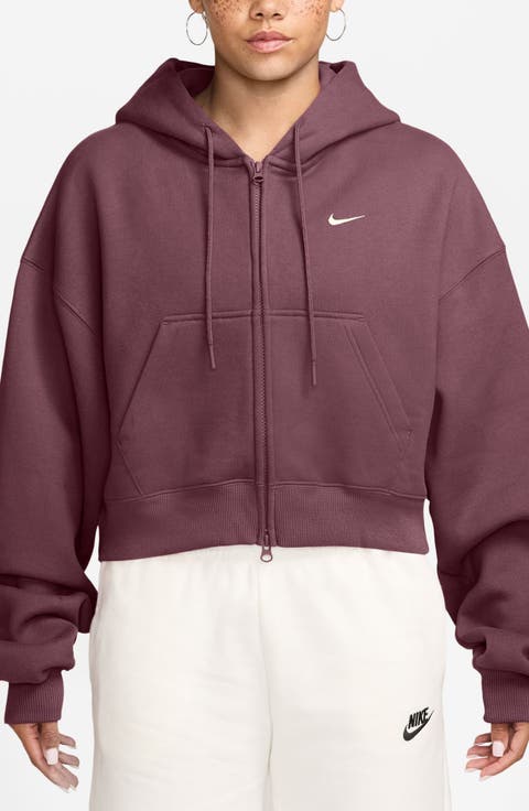 Studio Fleece Oversize Cropped Hoodie