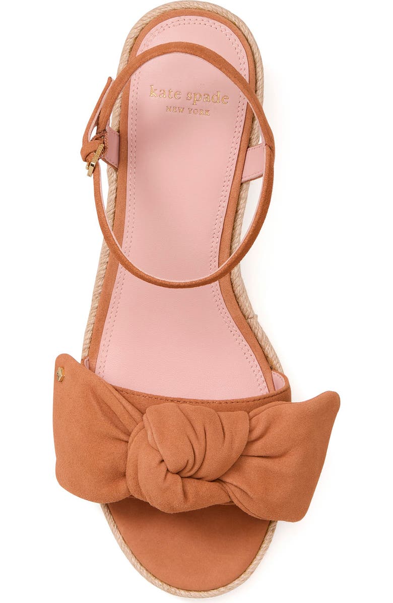 Kate Spade New York leandra ankle strap wedge sandal, Alternate, color, Bungalow