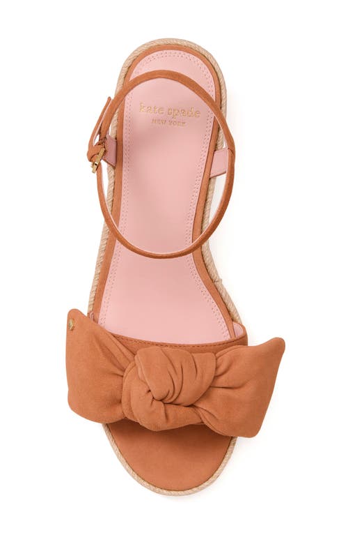 Shop Kate Spade New York Leandra Ankle Strap Wedge Sandal In Bungalow