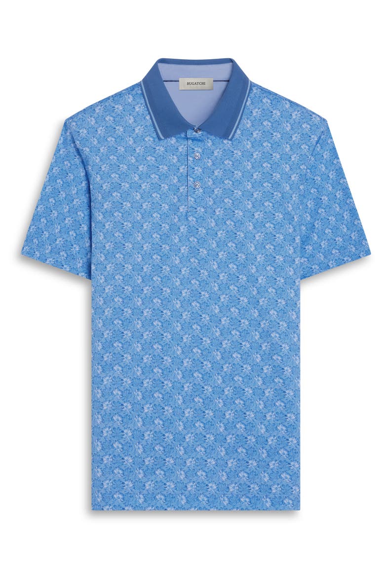Vidal OoohCotton® Floral Polo, Alternate, color, CLASSIC BLUE