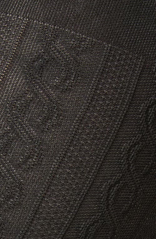 Stems Cable Knit Winter Tight In Black