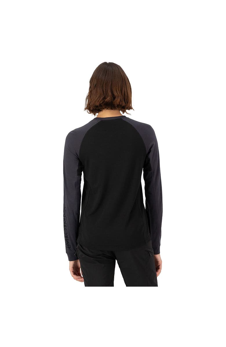 Mons Royale Tarn Merino Long-Sleeve Bike Jersey - Women's, Alternate, color, Black/9 Iron