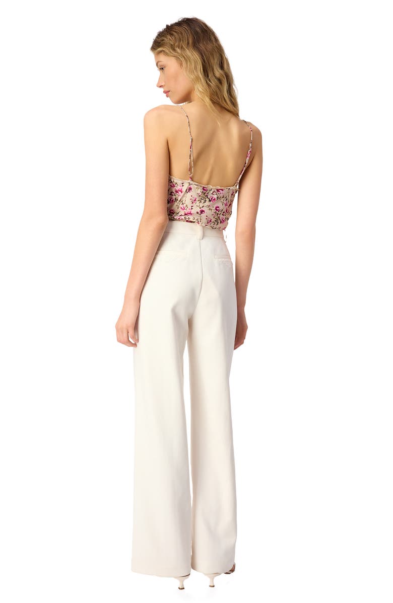 CAMI NYC Judy Lace Trim Camisole, Alternate, color, Camellia Ditsy