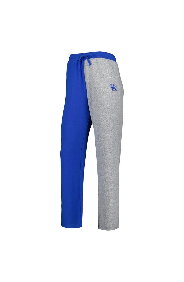 ZOOZATZ Women's ZooZatz Royal/Gray Kentucky Wildcats Colorblock Cozy Tri-Blend Lounge Pants, Alternate, color, Royal