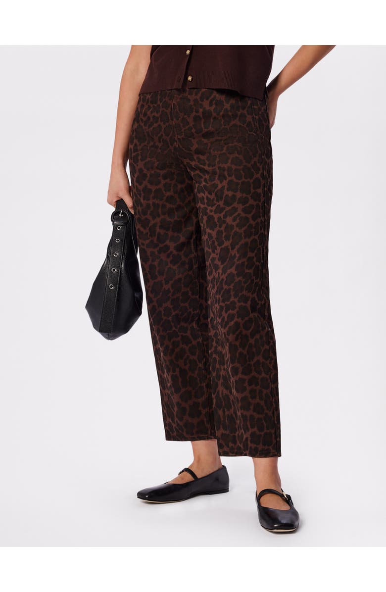 Whistles Leopard Print Barrel Jean, Alternate, color, Leopard Print