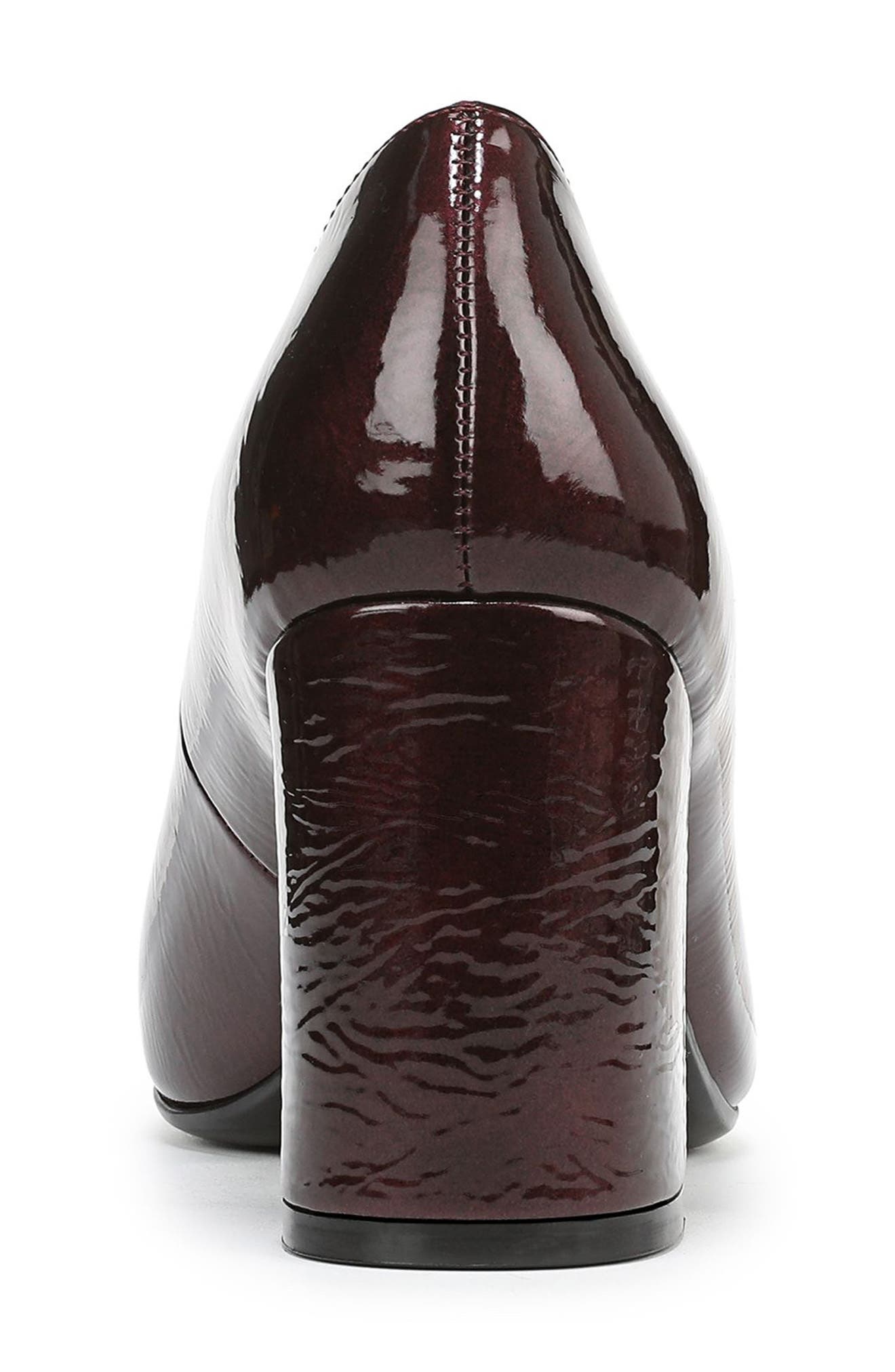 Naturalizer Perry Pointed Toe Pump, Alternate, color, Wine Red Faux Leather