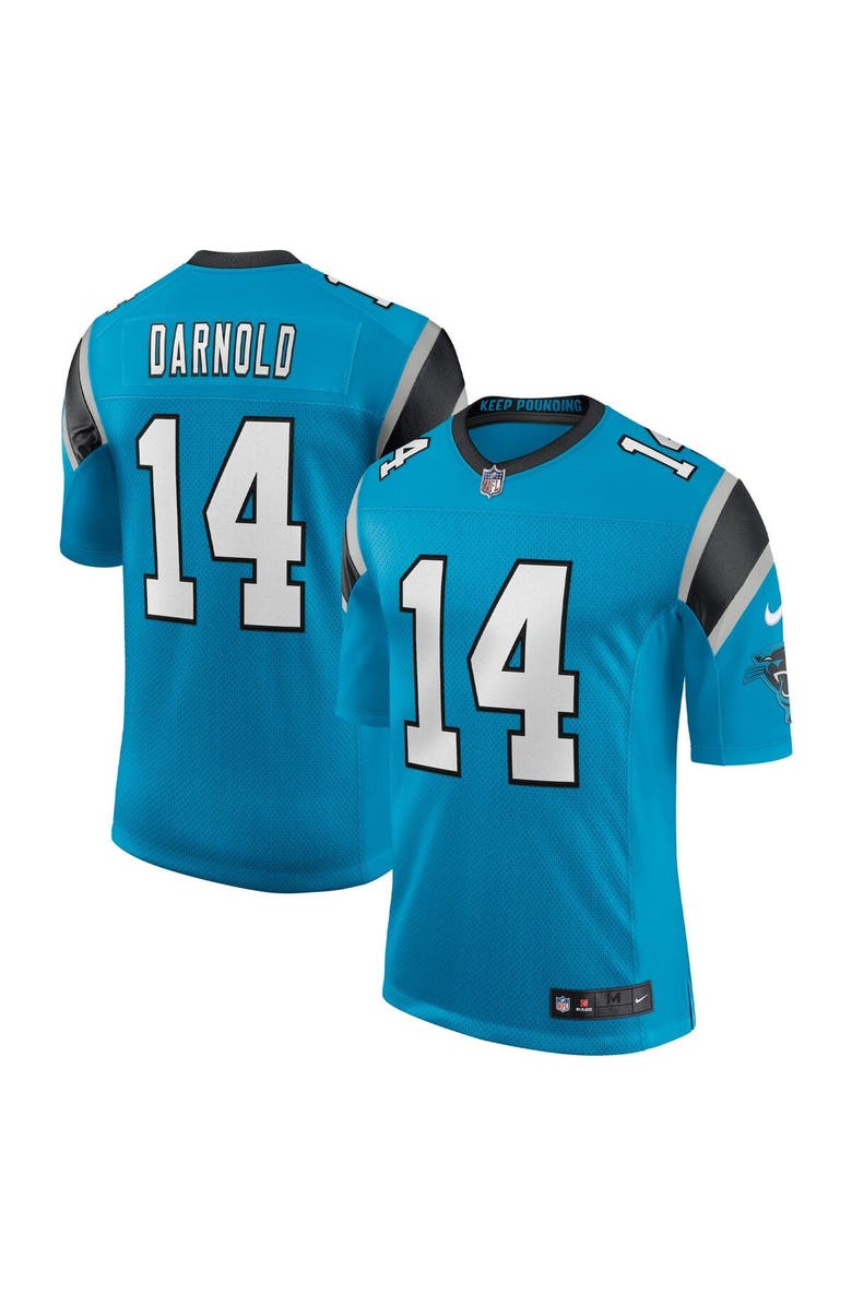 Nike Men's Nike Sam Darnold Blue Carolina Panthers Vapor Limited Jersey, Main, color, 
