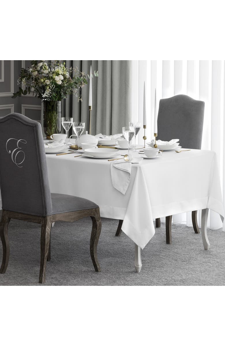 Togas Arrica Tablecloth, Alternate, color, White