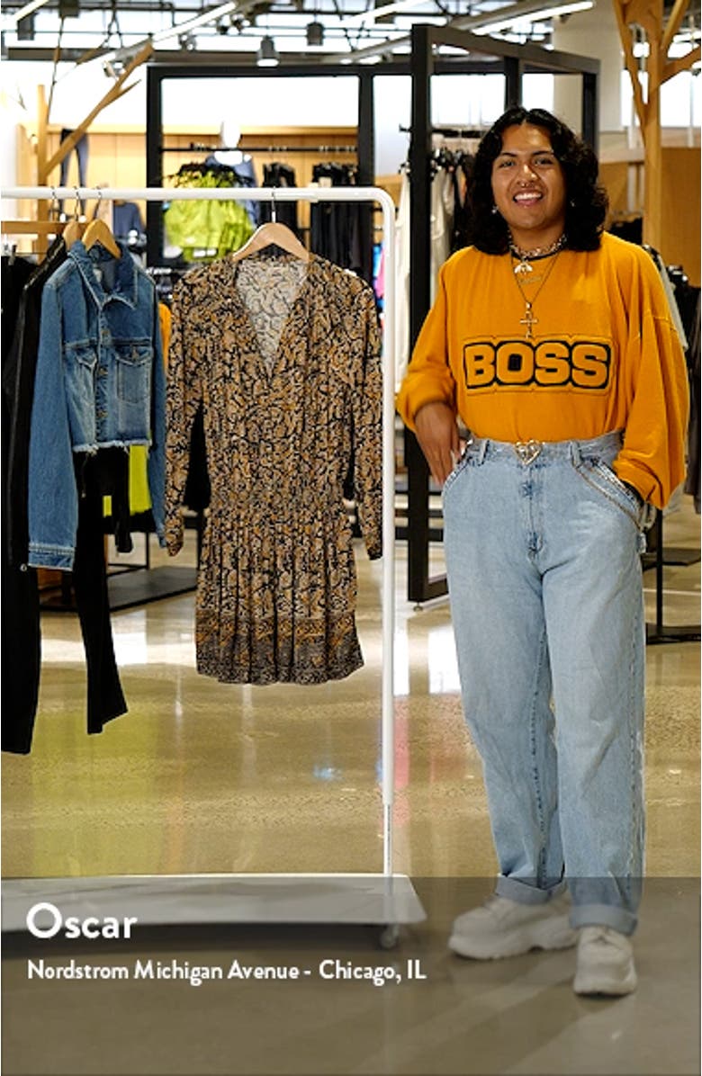 Montara Leaf Batik Long Sleeve Dress, sales video thumbnail