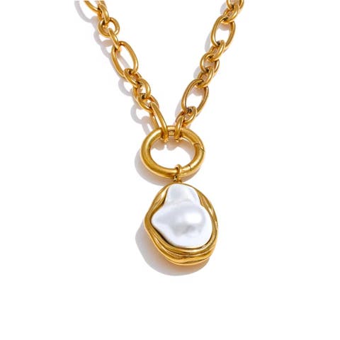 Paige Baroque Pearl Necklace