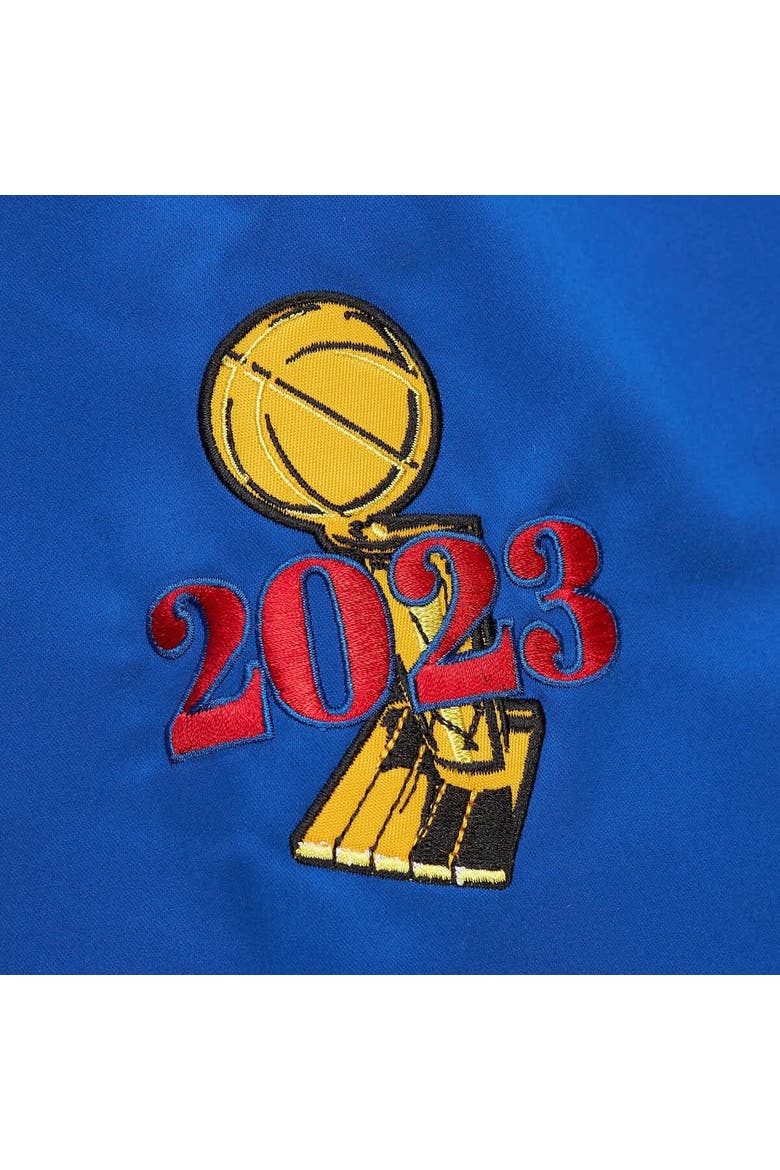 Men's Mitchell & Ness Royal Denver Nuggets Hardwood Classics Team OG 3.0 Lightweight Satin Full-Snap Jacket, Alternate, color, Royal