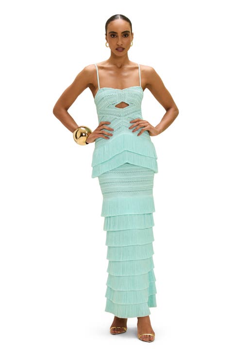 Clara Fringe Maxi Dress