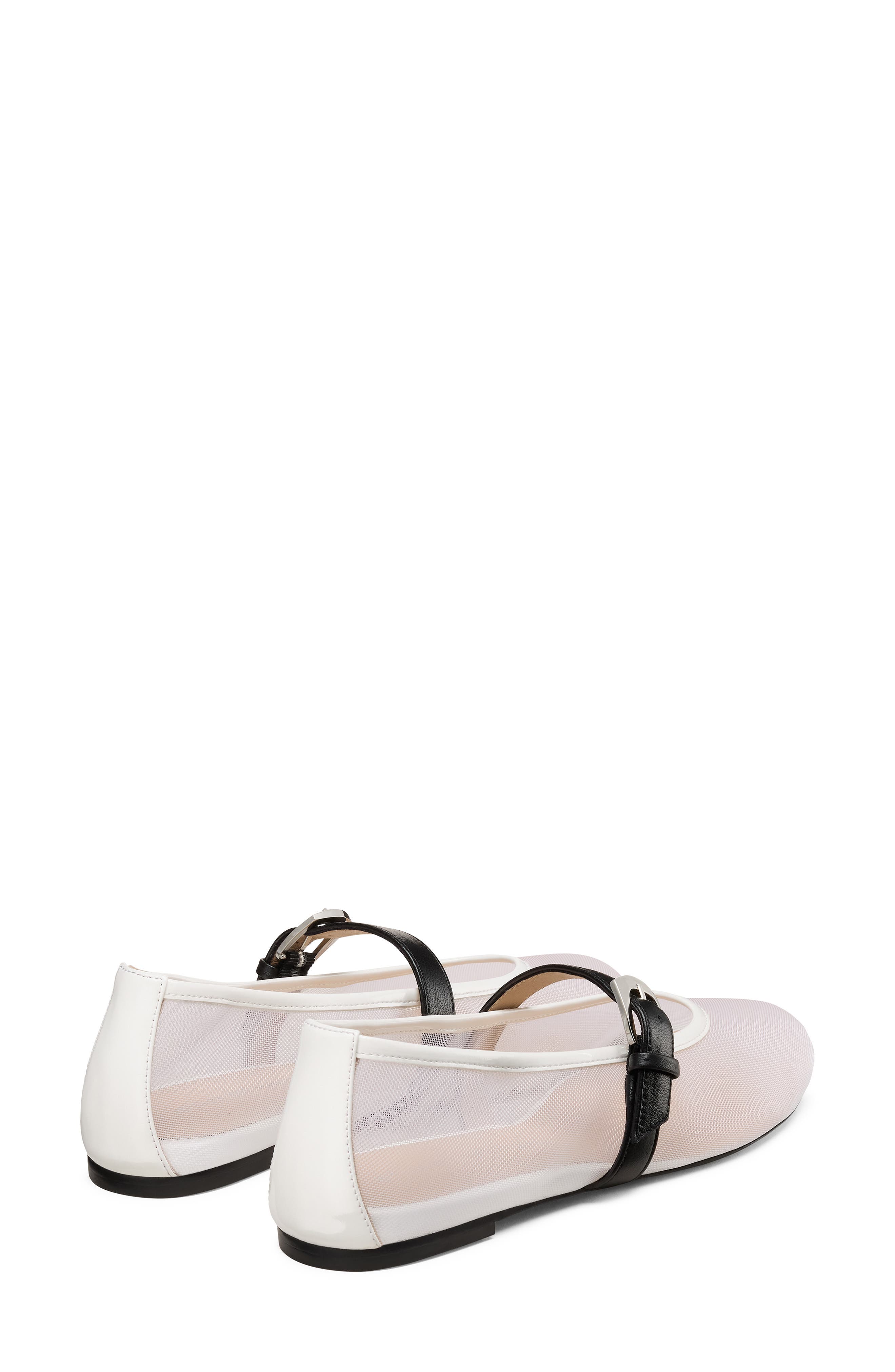 Sai Bareitall Mary Jane, Alternate, color, WHITE/ BLANCO/ BLACK