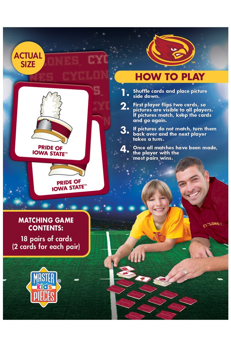 Iowa State Cyclones Matching Game, Alternate, color, Multicolor