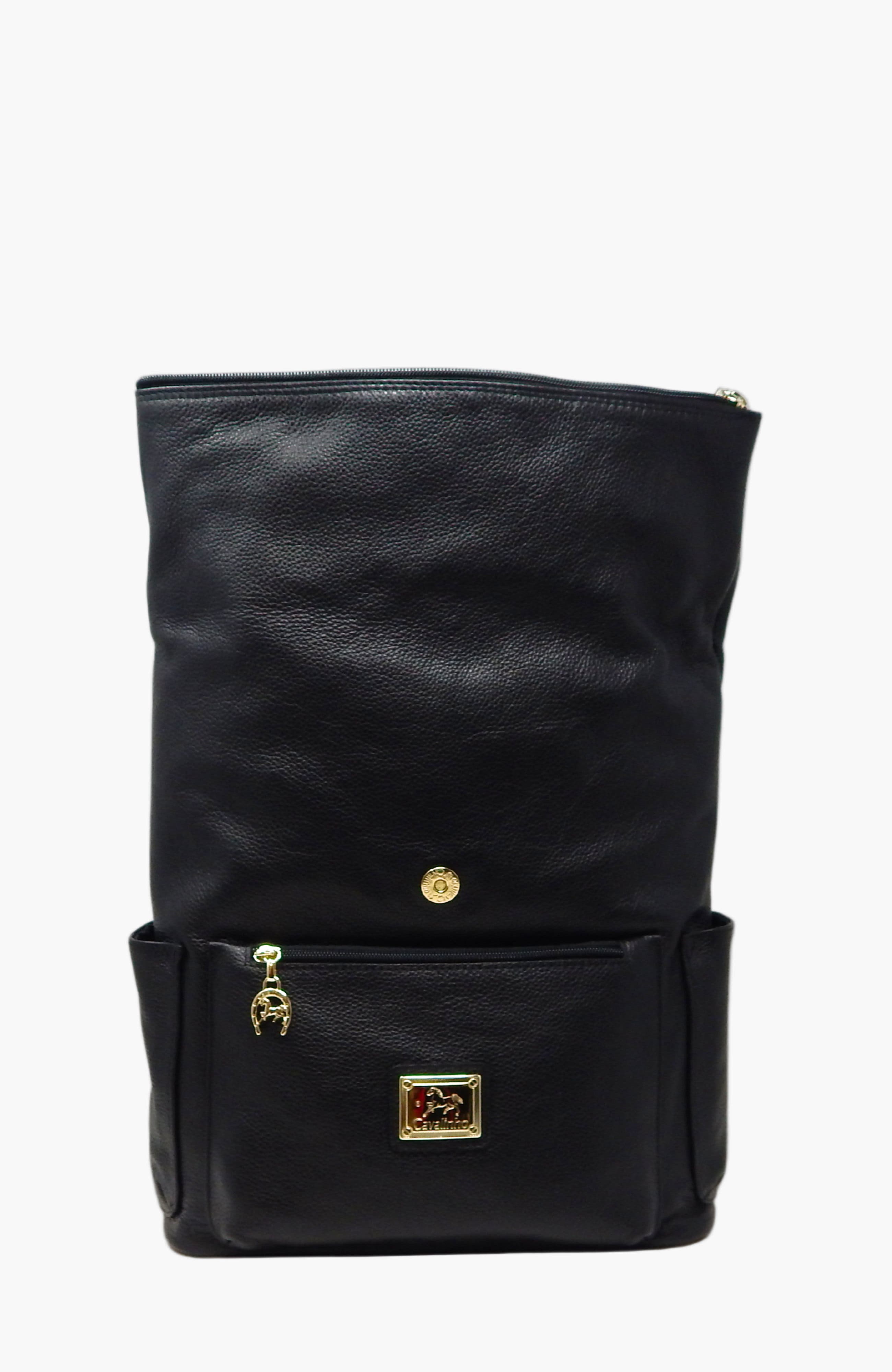 Muse 415 Pebbled Leather Backpack, Alternate, color, Black