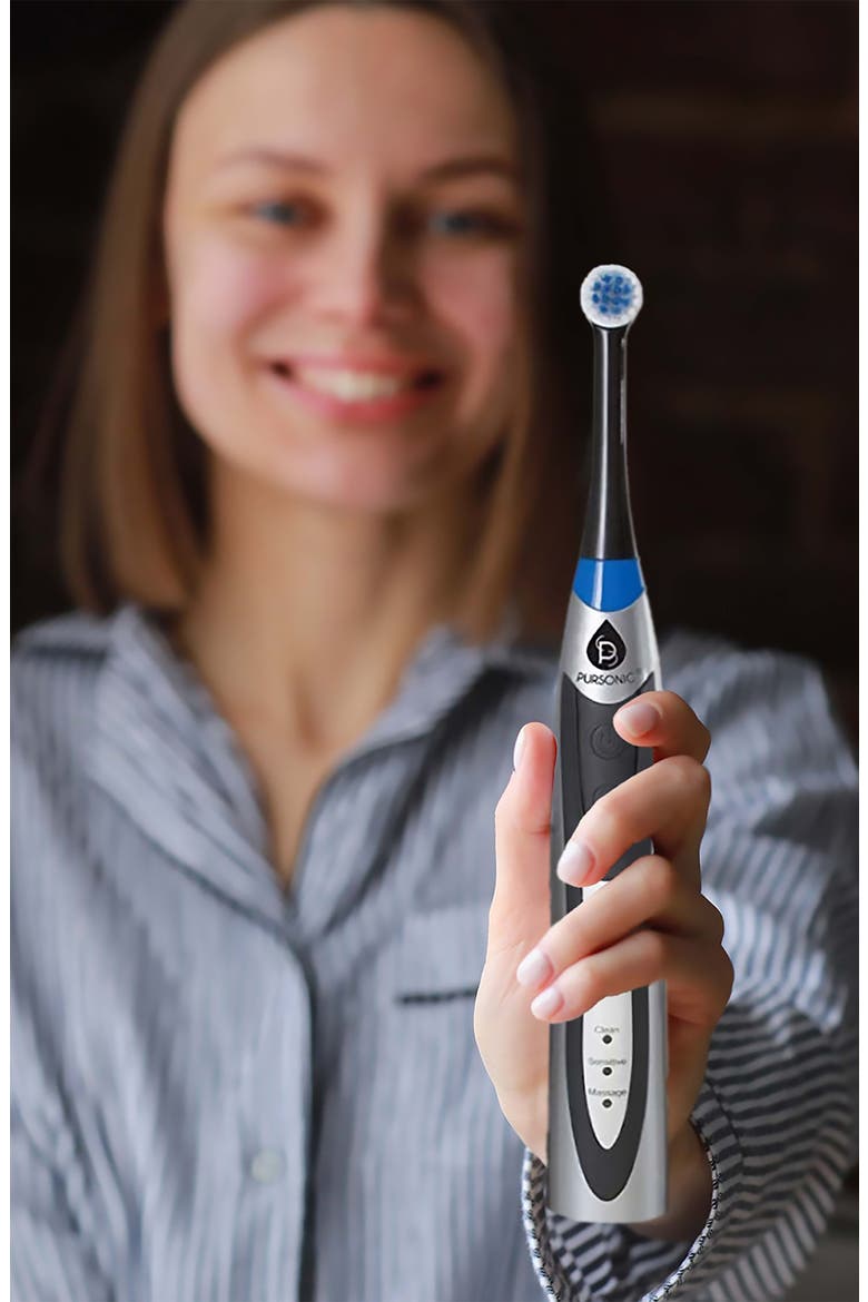 Rechargeable Rotary Oscillation Toothbrush Pro Series Set, Alternate, color, BLACK