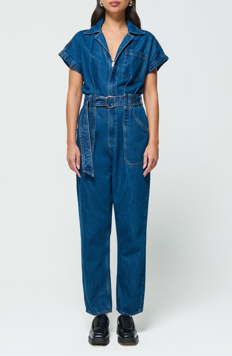 ÉTICA Megg Denim Utility Jumpsuit, Main, color, 