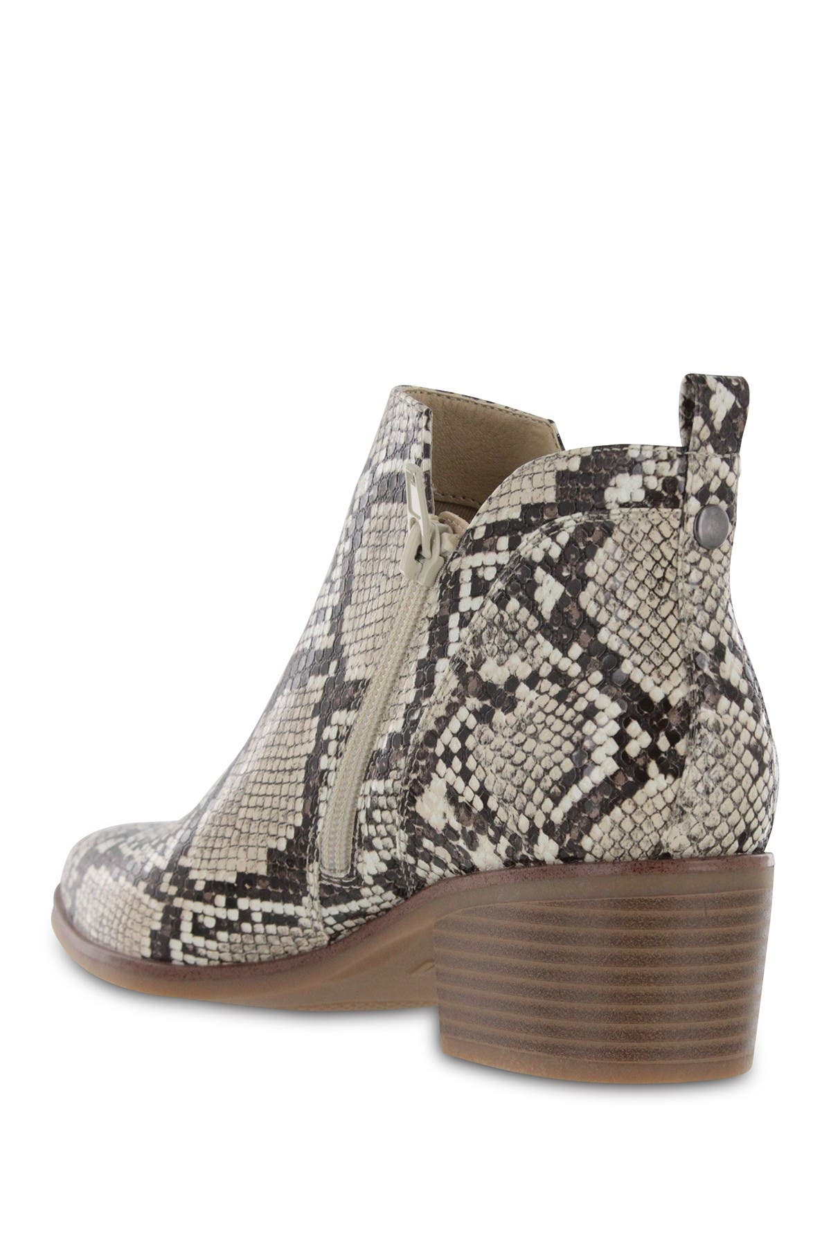 MIA Auden Snakeskin Printed Ankle Bootie, Alternate, color, 