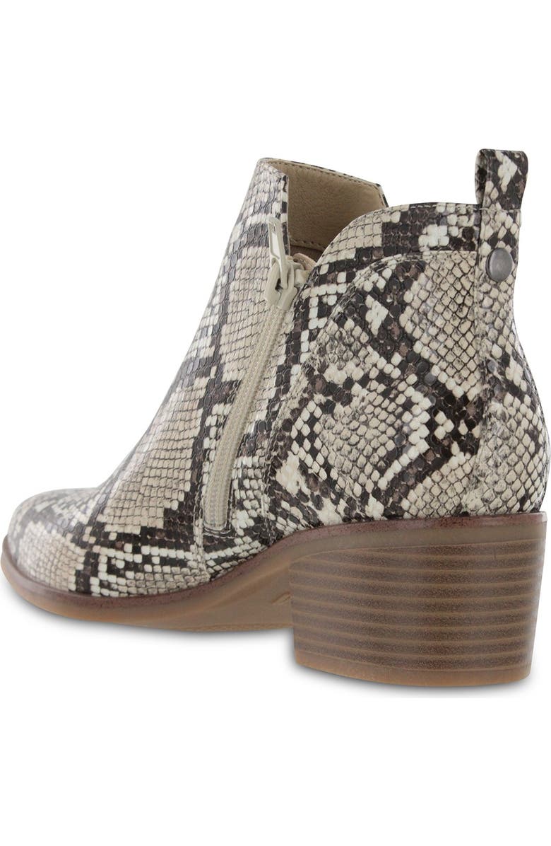 MIA Auden Snakeskin Printed Ankle Bootie, Alternate, color,