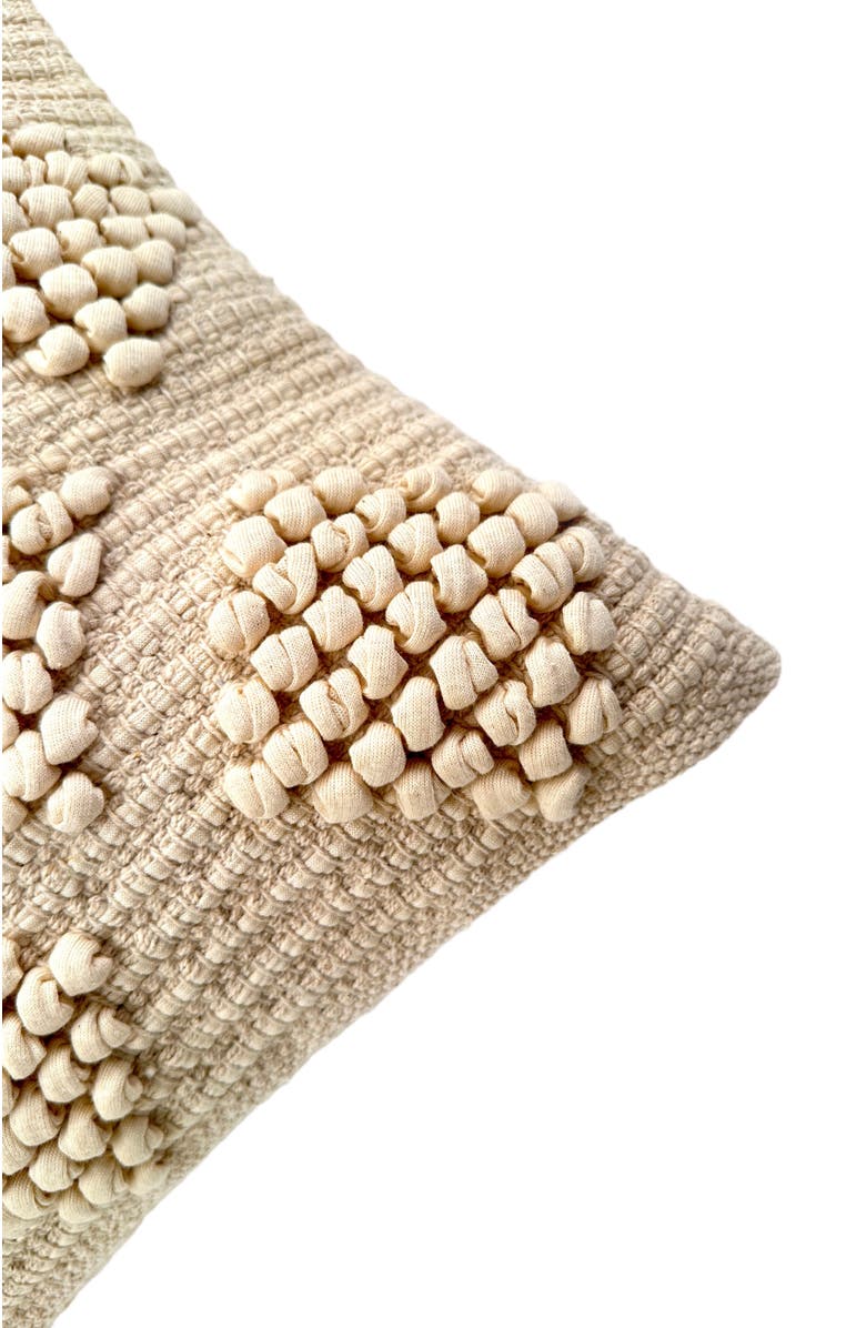 Bit of Meraki Kunbi Throw Pillow - Cover Only, Alternate, color, Natural