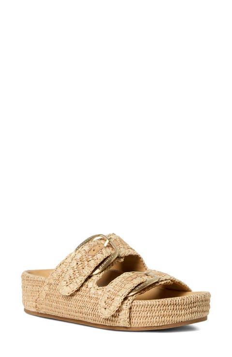 Nico Platform Wedge Slide Sandal (Women)