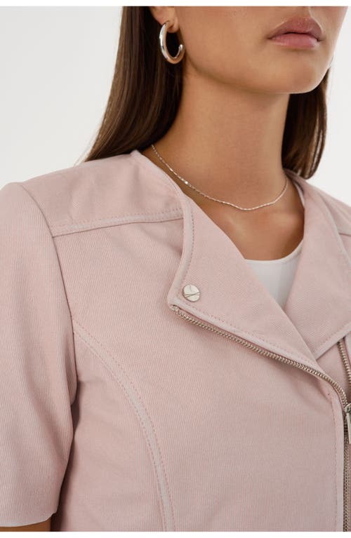 Lamarque Kirsi | Cropped Biker Jacket In Gray