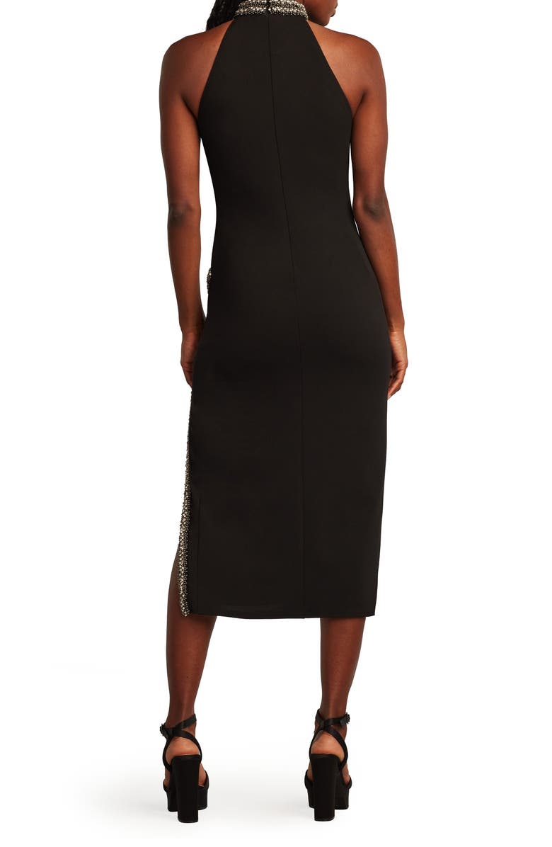 SHO by Tadashi Shoji Embellished Stretch Midi Dress, Alternate, color,