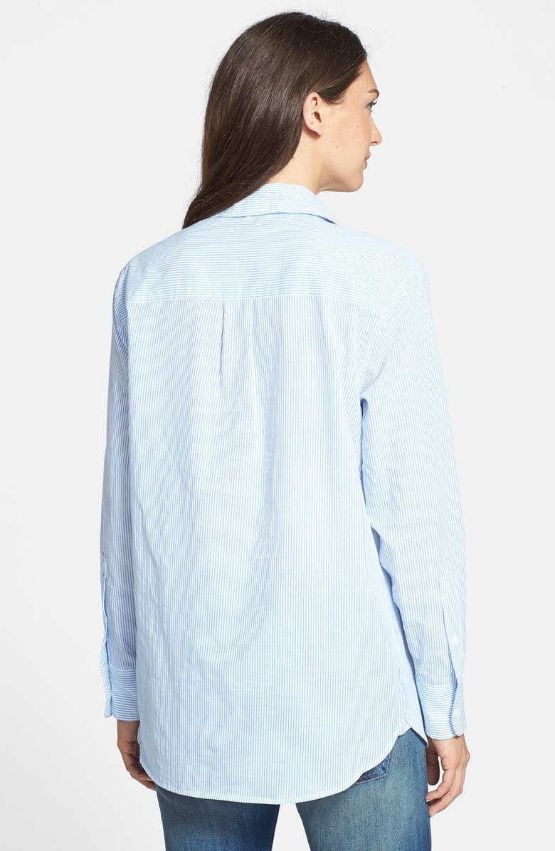 Equipment 'Margaux' Pinstripe Cotton Shirt, Alternate, color,