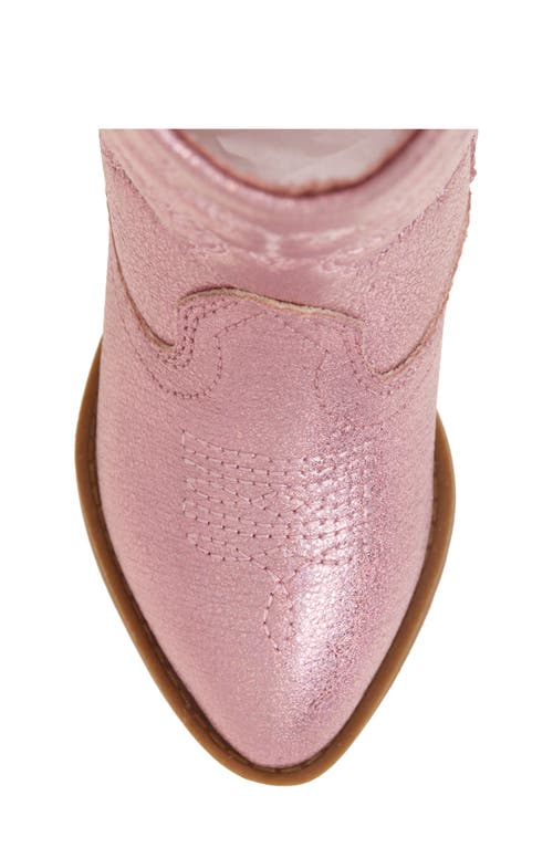 Tucker + Tate Cowboy Boot In Pink Iridescent