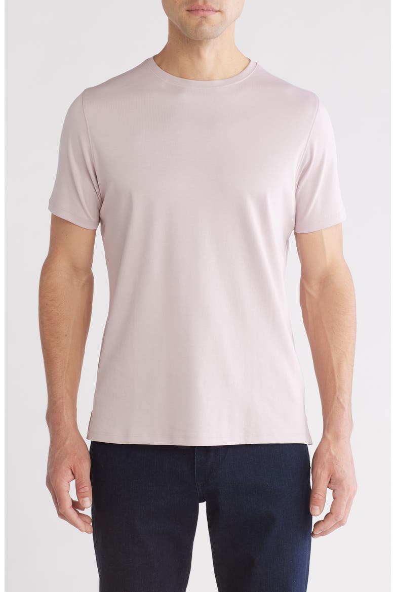Georgia Pima Cotton T-Shirt, Main, color, PINK FOG