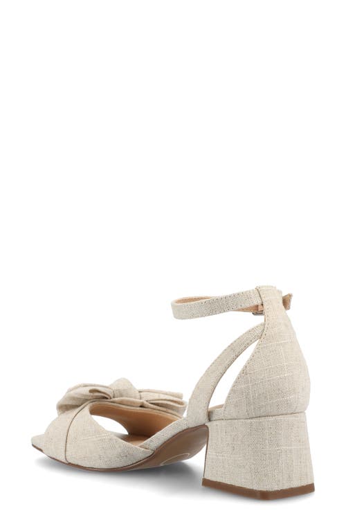 JOURNEE COLLECTION JOURNEE COLLECTION ZEVI BOW BLOCK HEEL SANDAL