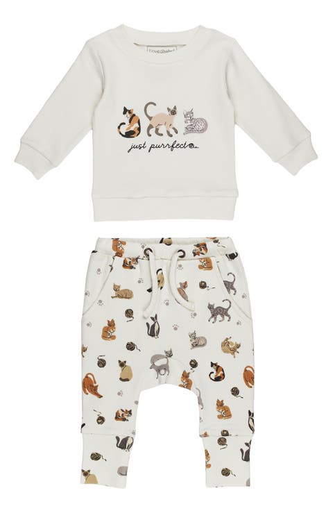 Organic Cotton Sweatshirt and Joggers Set
