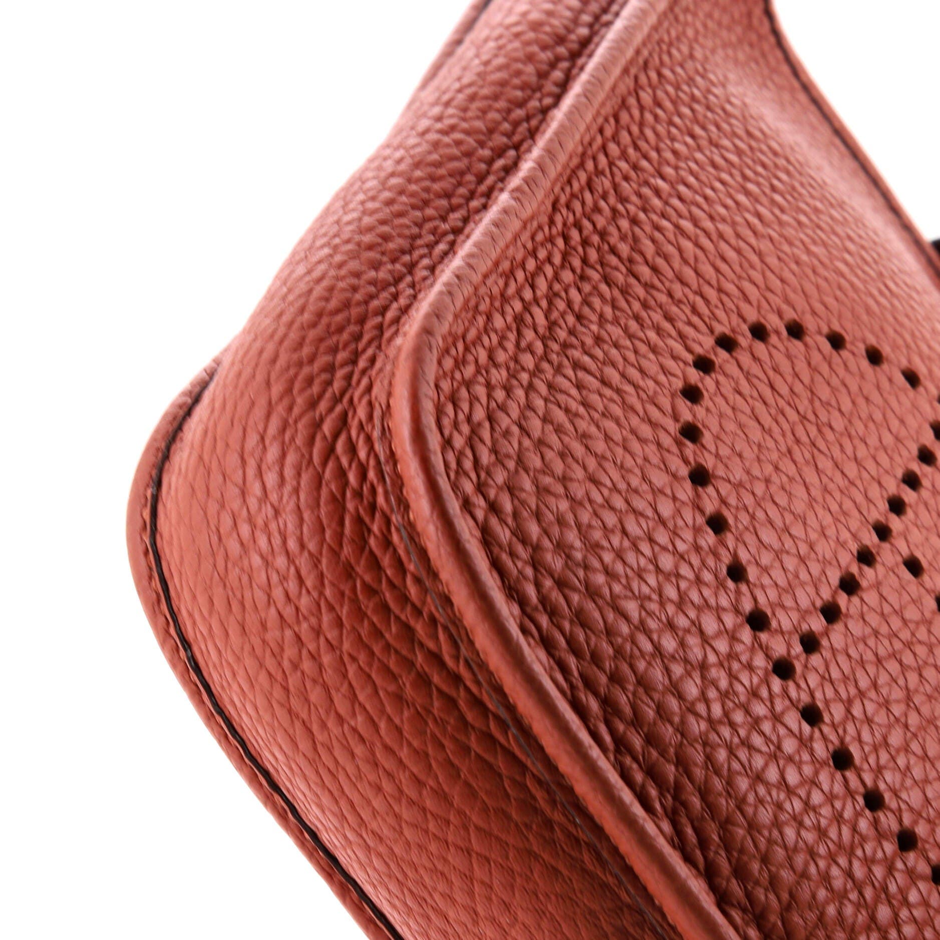 Pre-Owned Hermes Evelyne Bag Gen III Clemence TPM, Alternate, color, Cuivre