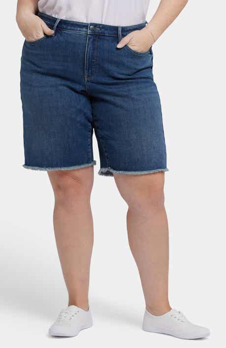NYDJ Lilly Fray Hem Denim Shorts