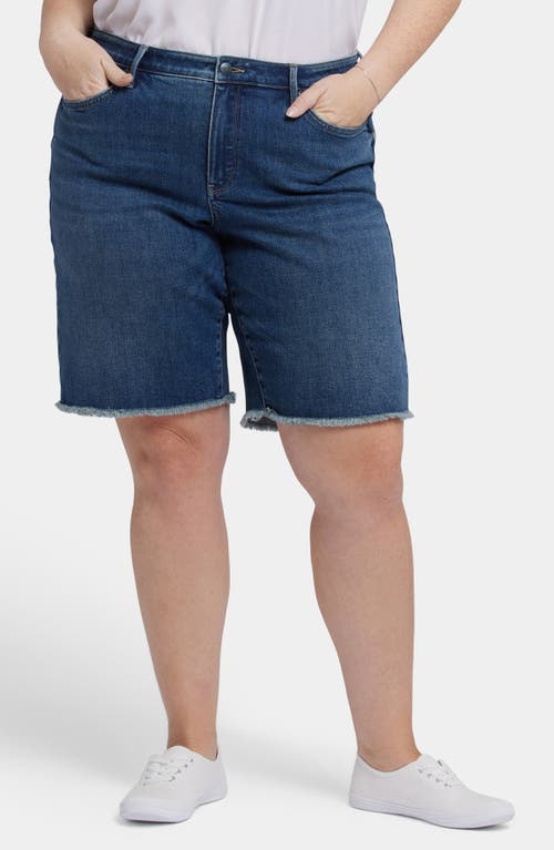 Nydj Lilly Fray Hem Denim Shorts In Rio Rapids