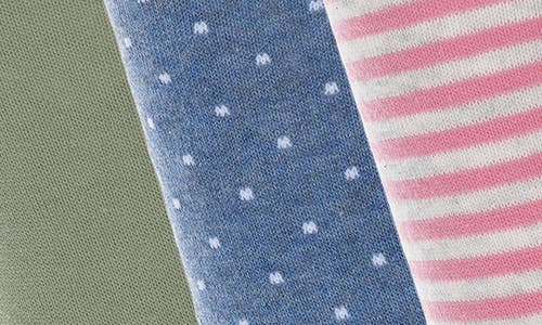 Original Penguin Stripe & Dot 3-pack Assorted Crew Socks
