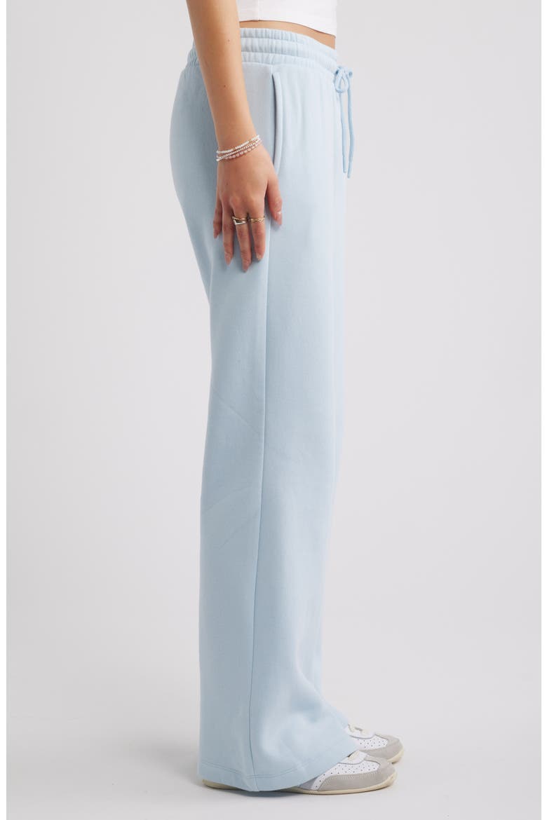 Baggy Flare Leg Sweatpants, Alternate, color, BLUE SKYRIDE