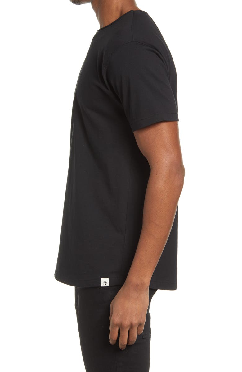 Scotch & Soda Raw Edge Organic Cotton T-Shirt, Alternate, color, 