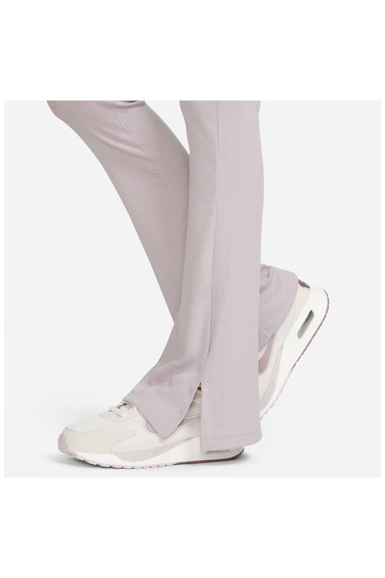 Sportswear Chill Knit Flare Leggings, Alternate, color, PLATINUM VIOLET/ SAIL