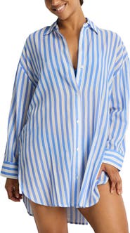 Sea Level Vacay Cruise Cover-Up Shirt