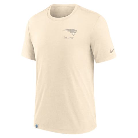 Men's Nike Cream New England Patriots Glory Tri-Blend T-Shirt