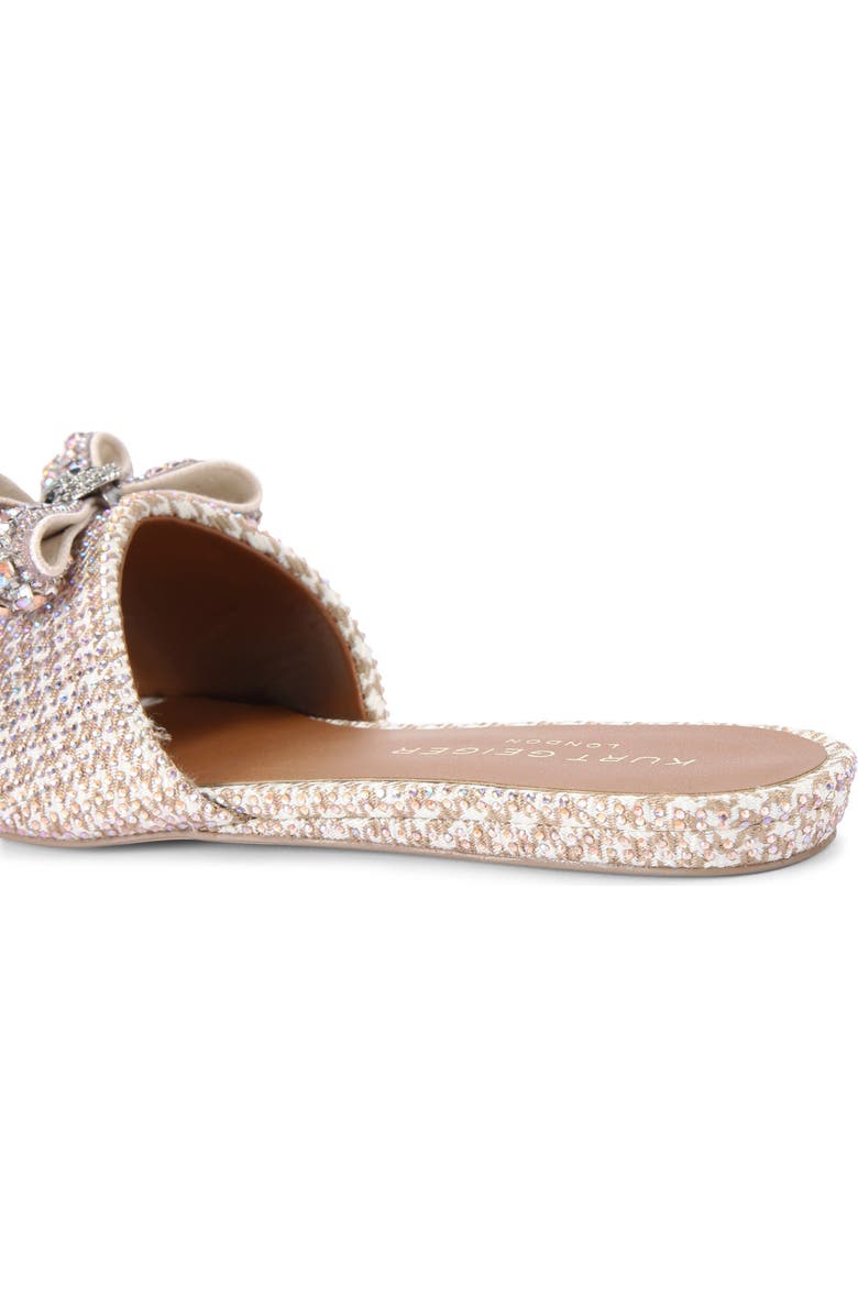 Kurt Geiger London Kensington Bow Slide Sandal, Alternate, color, Blush