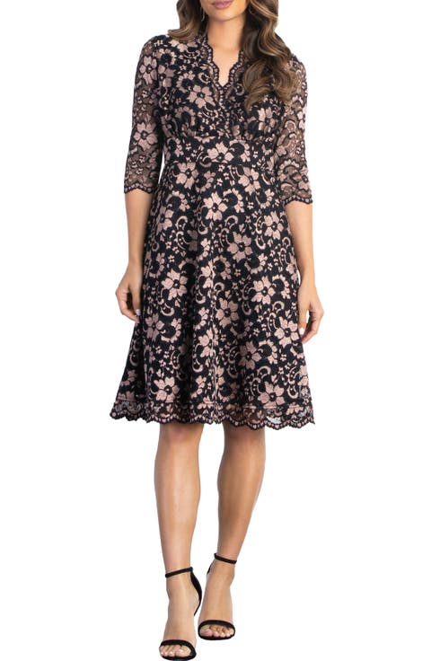 Mon Cherie Lace Cocktail Dress