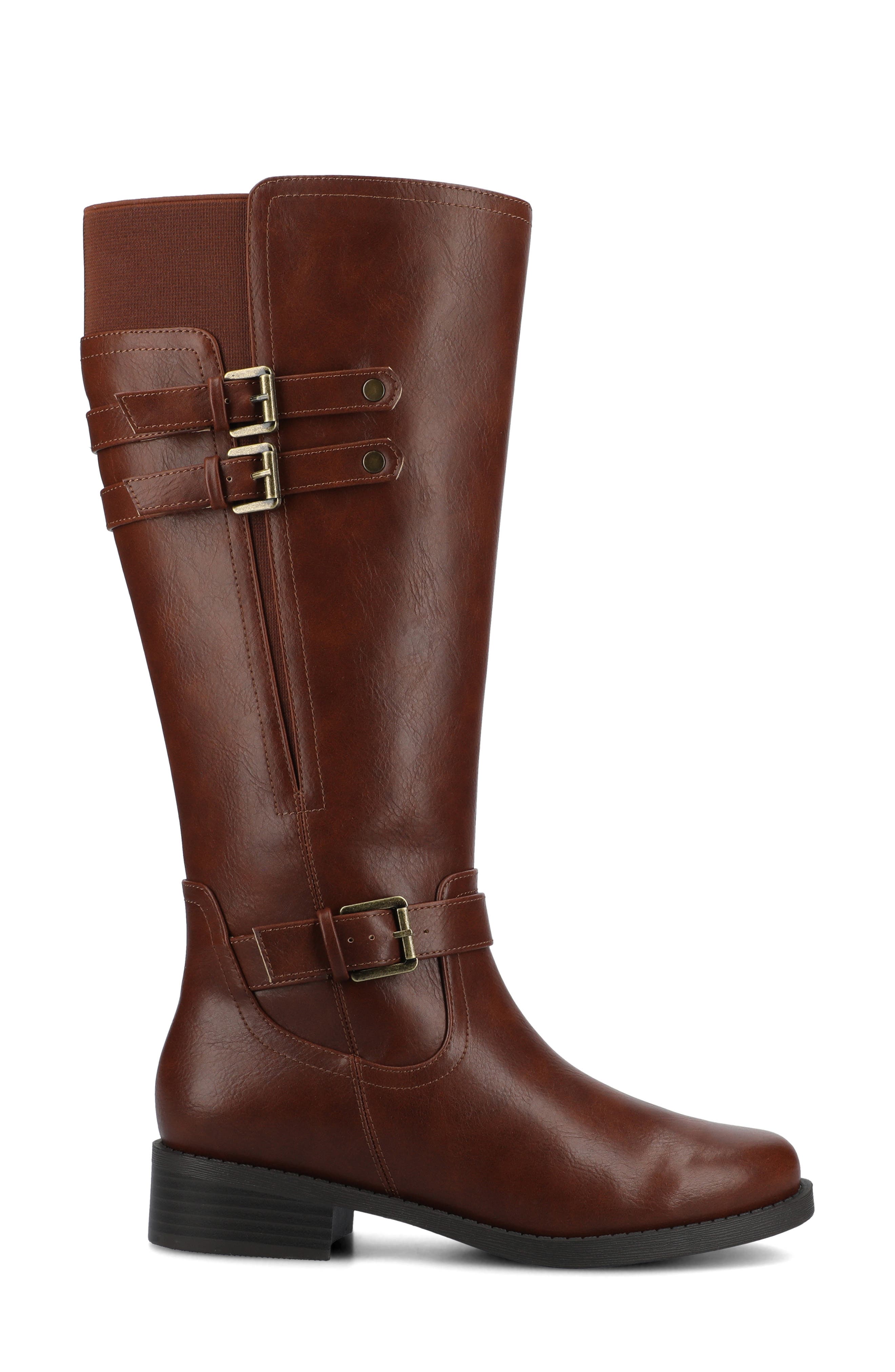 Sonny Knee High Boot, Alternate, color, COGNAC